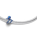 Octopus Charm Midnight Blue – a symbol of intelligence, mystery, and adaptability, a bracelet pendant inspired by the sea