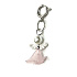 Angel dancing pendant with wings pink skirt 14 x 24 mm 1 piece