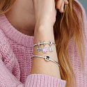 Charm Sterling silver 925 50 years of love, 2in1 anniversary bracelet pendant