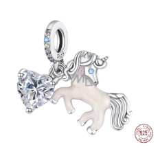 Charm Sterling silver 925 Unicorn 2in1, animal bracelet pendant Charm Sterling silver 925 Unicorn 2in1, animal bracelet pendant