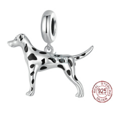 Charm Sterling Silver 925 Dog - Dalmatian, animal bracelet pendant Charm Sterling Silver 925 Dog - Dalmatian, animal bracelet pendant