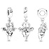Charm Sterling silver 925 Magic Dragon, bracelet pendant, film