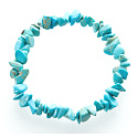 Tyrkenite bracelet elastic chopped natural stone 19 cm, stone of young people, looking for a life goal