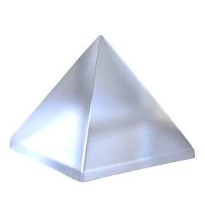 Frosted glass pyramid 50 mm