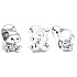 Charm Sterling silver 925 Squirrel, bead for bracelet, animal