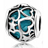 Charm Sterling silver 925 Starry sky, bead on bracelet universe