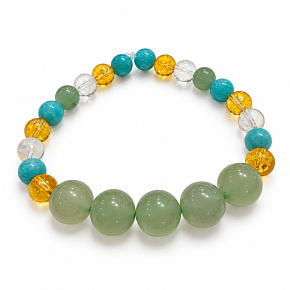 Bracelet with a story – Thank you, natural minerals, 8 mm bead / wrist 16–18 cm Bracelet with a story – Thank you, natural minerals, 8 mm bead / wrist 16–18 cm