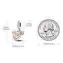 Sterling silver 925 Playing cards - I win, 2in1 lucky bracelet pendant