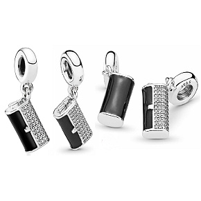 Sterling silver 925 Handbag writing bag, bracelet pendant, interests Sterling silver 925 Handbag writing bag, bracelet pendant, interests