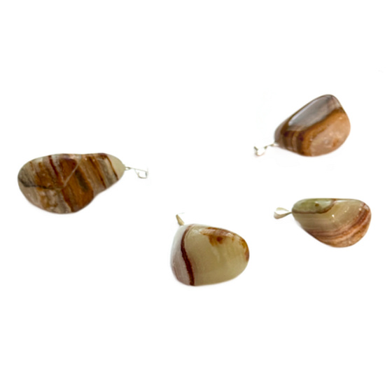 Dumortierite Troml pendant natural stone M, approx. 2,5 cm, youth in the heart