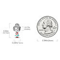 Charm Sterling silver 925 Grandma, bead on bracelet family