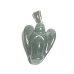 Agate Moss Angel guardian pendant natural stone hand cut 2 - 2,2 cm, adds recoil and strength