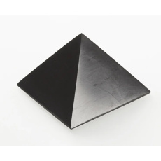 Shungite Pyramid large base diameter 9 cm, stone of life