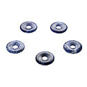 Sodalite Donut natural stone 30 mm, communication stone