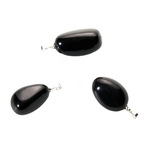 Tourmaline / Skoryl AA Troml pendant natural stone M, approx. 2,5 cm, guardian of good mood