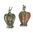Unakit Angel guardian pendant natural stone hand cut 2 - 2,2 cm, stone of personal growth and visions