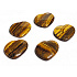 Tiger Eye Hmatka, healing gemstone in the shape of a heart natural stone 3 cm 1 piece, stone of the sun and earth, brings luck and wealth