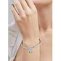 Charm Sterling Silver 925 Maternal Bond - Mother and Daughter 2-in-1 Heart, Split Pendant for Family Bracelet
