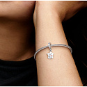 Charm Sterling silver 925 France - this is the life, travel bracelet pendant