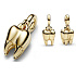Charm Sterling Silver 925 Gold Tooth - Mini Medallion, Pendant Bracelet Interests