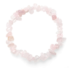 Rosie's bracelet elastic chopped natural stone 19 cm, stone of love