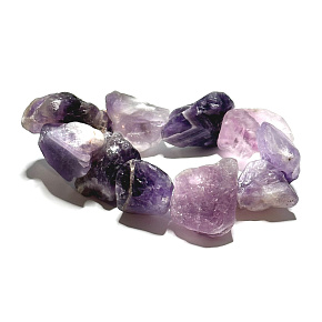 Amethyst bracelet elastic natural, raw stone 2 - 2.5 cm, AA quality, stone of kings and bishops Amethyst bracelet elastic natural, raw stone 2 - 2.5 cm, AA quality, stone of kings and bishops