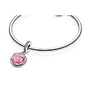 Sterling Silver 925 Birthday Cake Pink, Birthday Bracelet Pendant