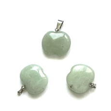 Chalcedony Apple of Knowledge pendant natural stone 1,5 cm, stone of love and joy