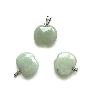 Chalcedony Apple of Knowledge pendant natural stone 1,5 cm, stone of love and joy