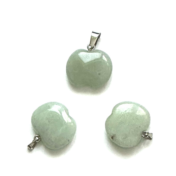 Chalcedony Apple of Knowledge pendant natural stone 1,5 cm, stone of love and joy