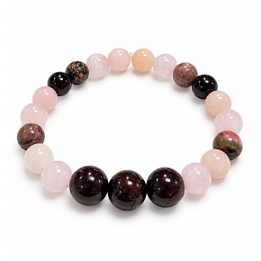 Bracelet with a story – Forever together, natural minerals, 8 mm bead / wrist 14–15 cm Bracelet with a story – Forever together, natural minerals, 8 mm bead / wrist 14–15 cm