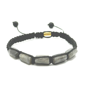 Labradorite bracelet natural stone, hand knitted, adjustable size, stone transformation Labradorite bracelet natural stone, hand knitted, adjustable size, stone transformation