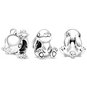 Charm Králíček, korálek na náramek zvíře