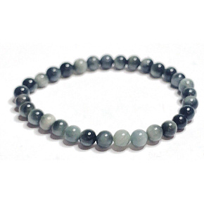 Pietersite / Eagle eye bracelet elastic natural stone, ball 6 mm / 16 - 17 cm, stone with stormy elements Pietersite / Eagle eye bracelet elastic natural stone, ball 6 mm / 16 - 17 cm, stone with stormy elements