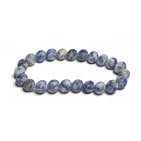 Sodalite bracelet elastic natural stone, ball 8 mm / 16 - 17 cm, stone communication Sodalite bracelet elastic natural stone, ball 8 mm / 16 - 17 cm, stone communication