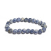Sodalite bracelet elastic natural stone, ball 8 mm / 16 - 17 cm, stone communication