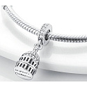 Sterling silver 925 London St. Pavla, travel bracelet pendant