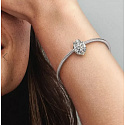 Sterling silver 925 Royal Lion, bead on bracelet symbol