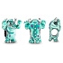 Charm Sterling silver 925 Disney Pixar Monsters Ltd, Sulley, bracelet bead