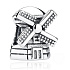Charm Sterling silver 925 Greece, Mykonos Molino de viento, windmill, travel bracelet bead