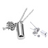 Commemorative urn pendant, Tree of Life waterproof, Stainless steel 10 x 28 mm