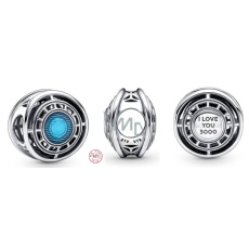 Charm Sterling Silver 925 Marvel The Avengers, Iron Man's Arc Reactor, Bracelet Bead Charm Sterling Silver 925 Marvel The Avengers, Iron Man's Arc Reactor, Bracelet Bead