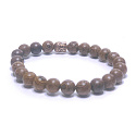 Wooden bracelet natural dark 8mm/ 16 - 17cm,