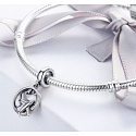 Sterling Silver 925 Travel is Life - Flight Through the World, Travel Pendant Bracelet