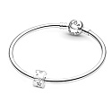 Charm Sterling silver 925 Stars and galaxies, stopper, clip bead for bracelet universe