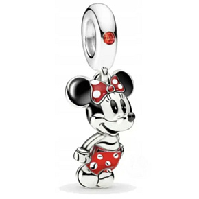 Charm Sterling silver 925 Disney Minnie Mouse, movie bracelet pendant