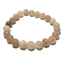 Tourmaline bracelet elastic natural stone, ball 8 mm / 16 - 17 cm, guardian of good mood
