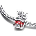 Charm Sterling silver 925 Disney Mickey & Minnie ma trip, bead on travel bracelet