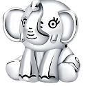 Charm Sterling silver 925 Elephant for good luck, bead for good luck bracelet, animal