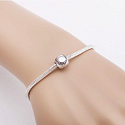 Charm Sterling silver 925 I Love Baseball Texas Rangers ball, bead on bracelet sport